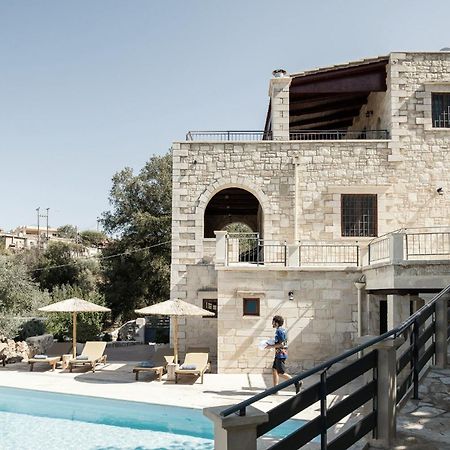 הוילה Embrosneros Prinus Country Retreat Apokoronas, Heated Pool, 13Km From The Sea מראה חיצוני תמונה